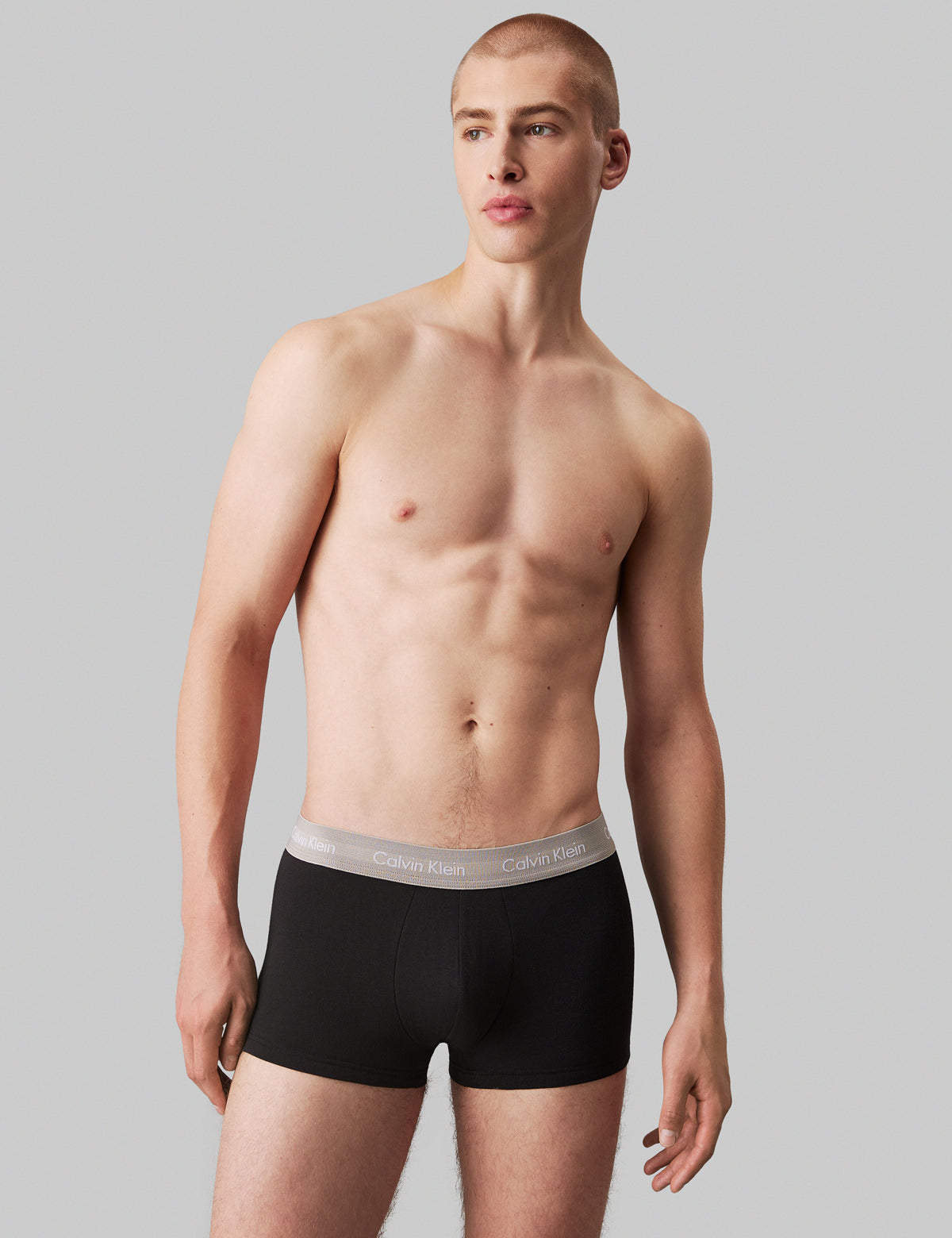 Calvin Klein Men Cotton Stretch 3'lü Düşük Bel Boxer