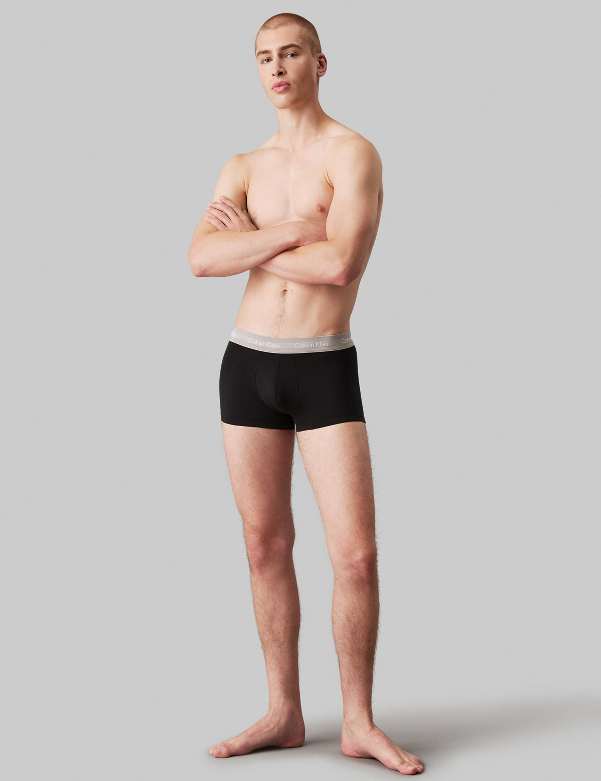 Calvin Klein Men Cotton Stretch 3'lü Düşük Bel Boxer