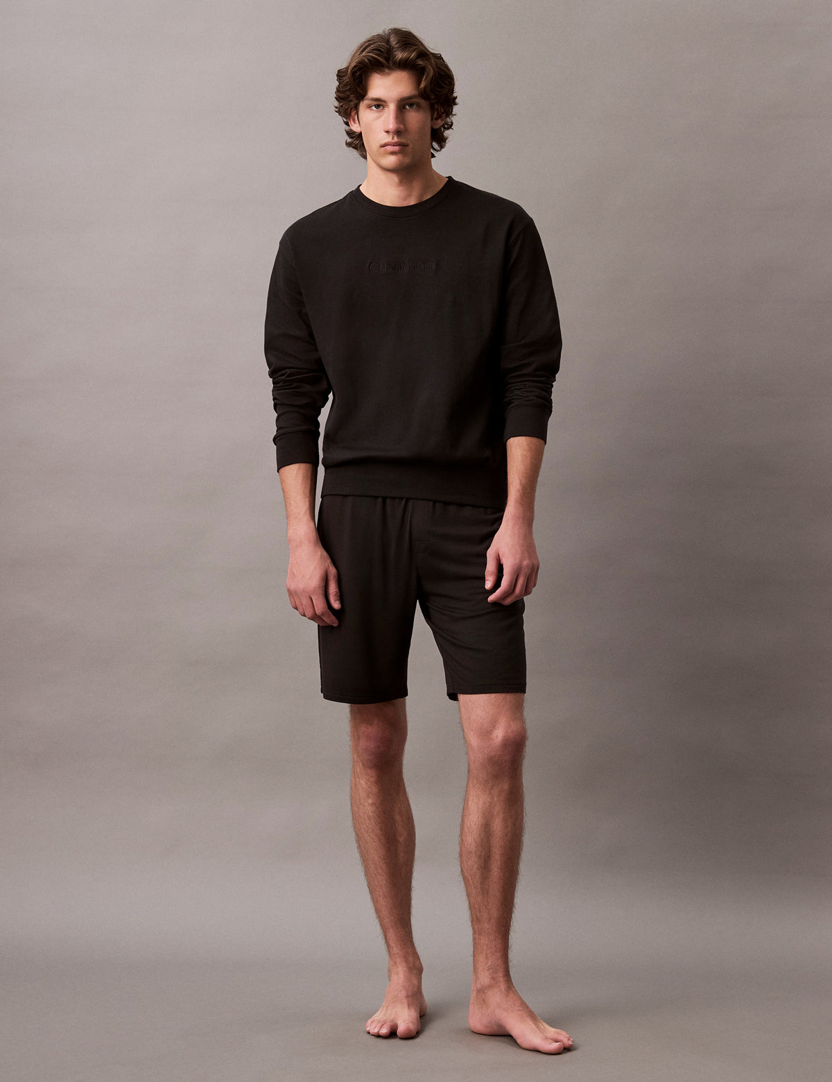 Calvin Klein Men Icon Terry Pamuklu Sweatshirt