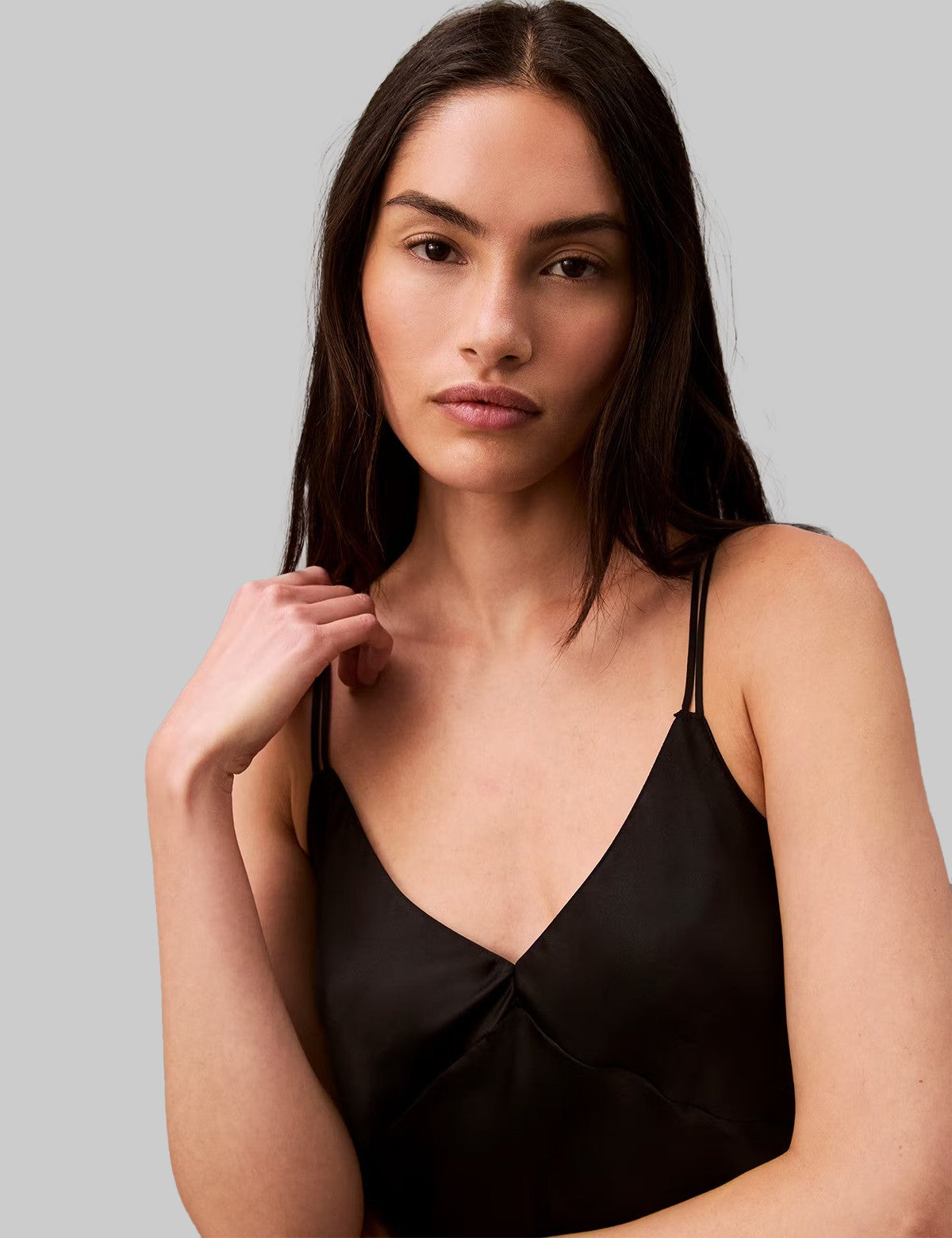 Calvin Klein Women Cami Saten Askılı Üst