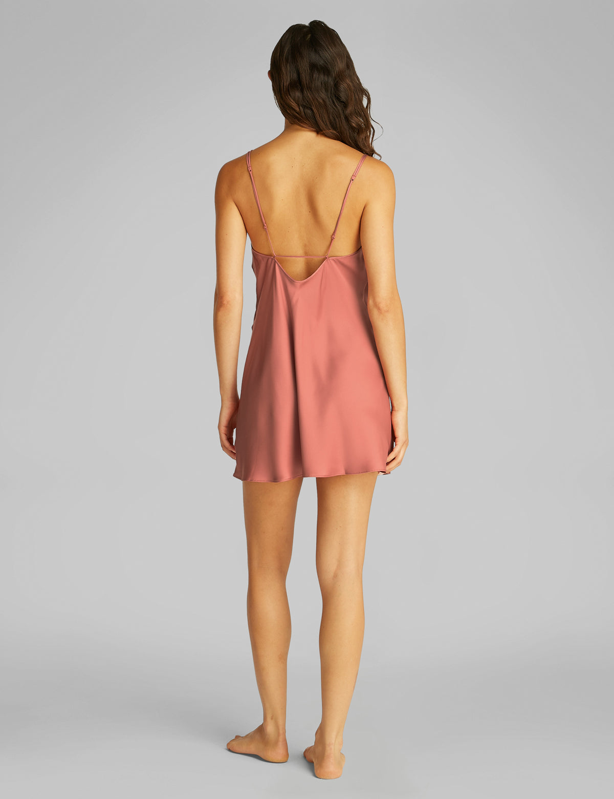 Calvin Klein Women Saten Gecelik