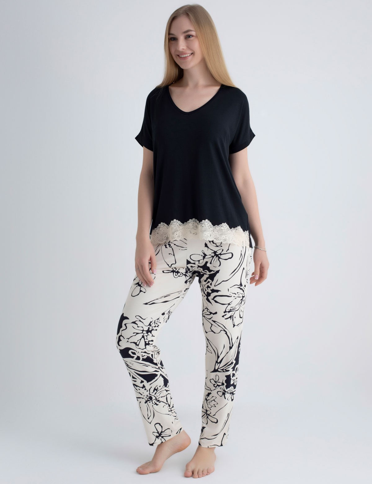 Wondergen Asra Desenli Pantolon