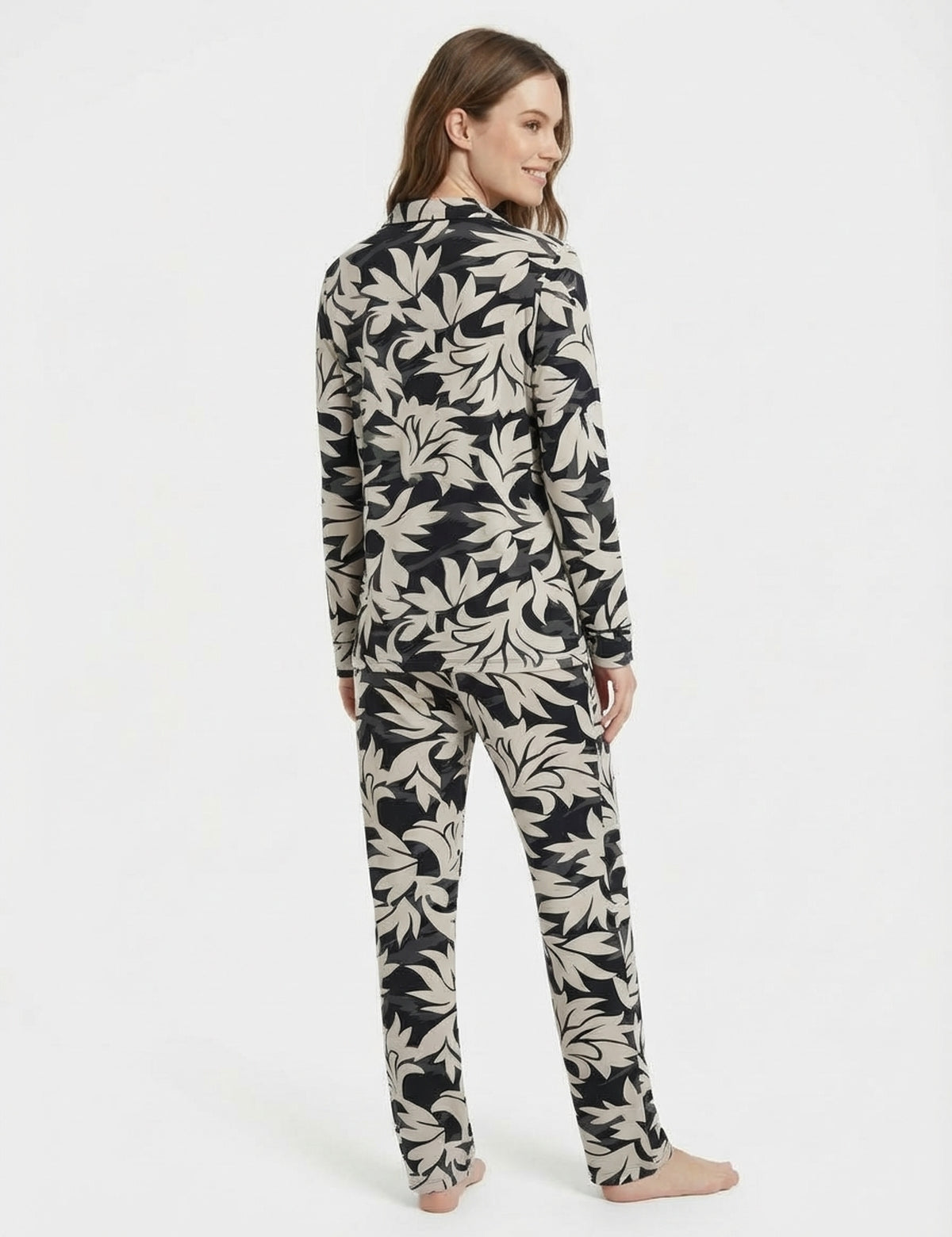 Wondergen Sicilya Desenli Gömlek Yaka Üst