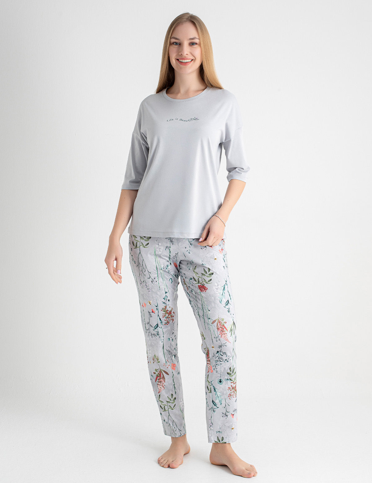 Sixteensixty Doly Uzun Kollu Pijama Üstü