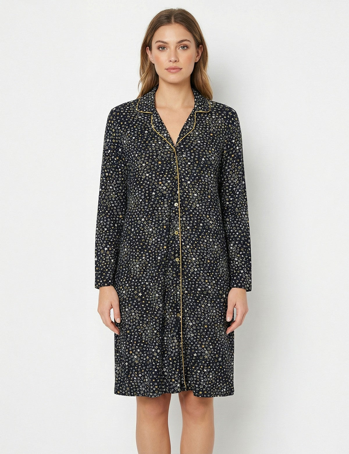 Sixteensixty Bella Yıldız Desenli Gecelik