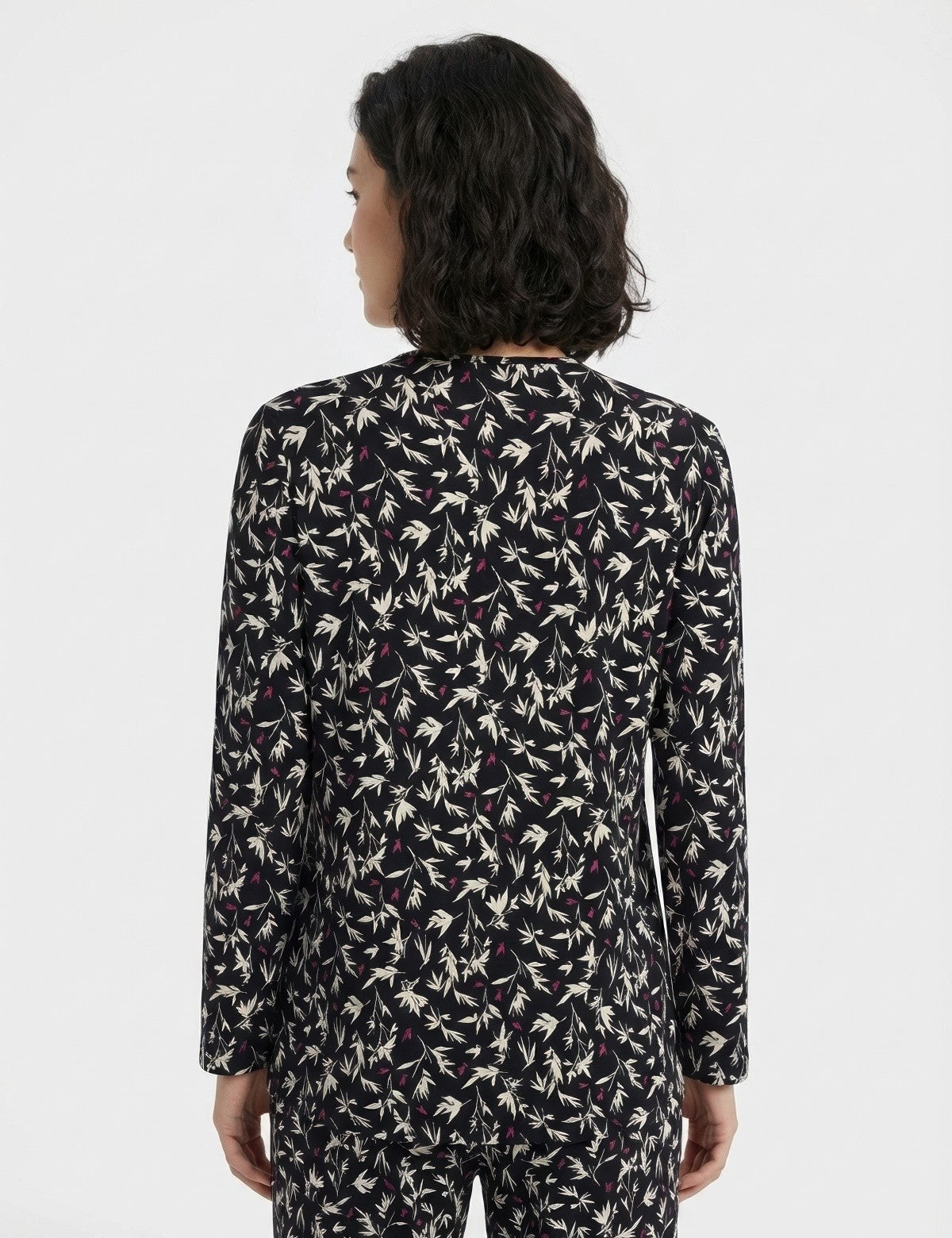 Sixteensixty Aria Yaprak Desenli Gömlek Üst