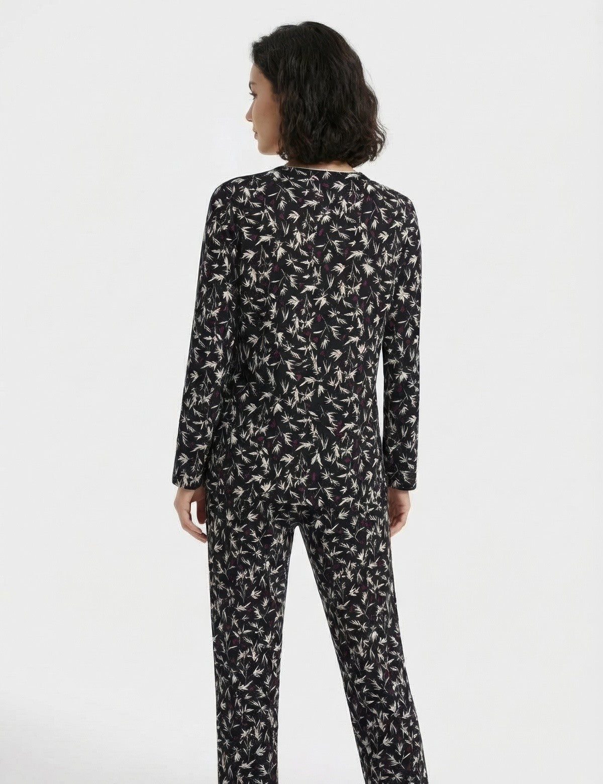 Sixteensixty Aria Yaprak Desenli Gömlek Üst