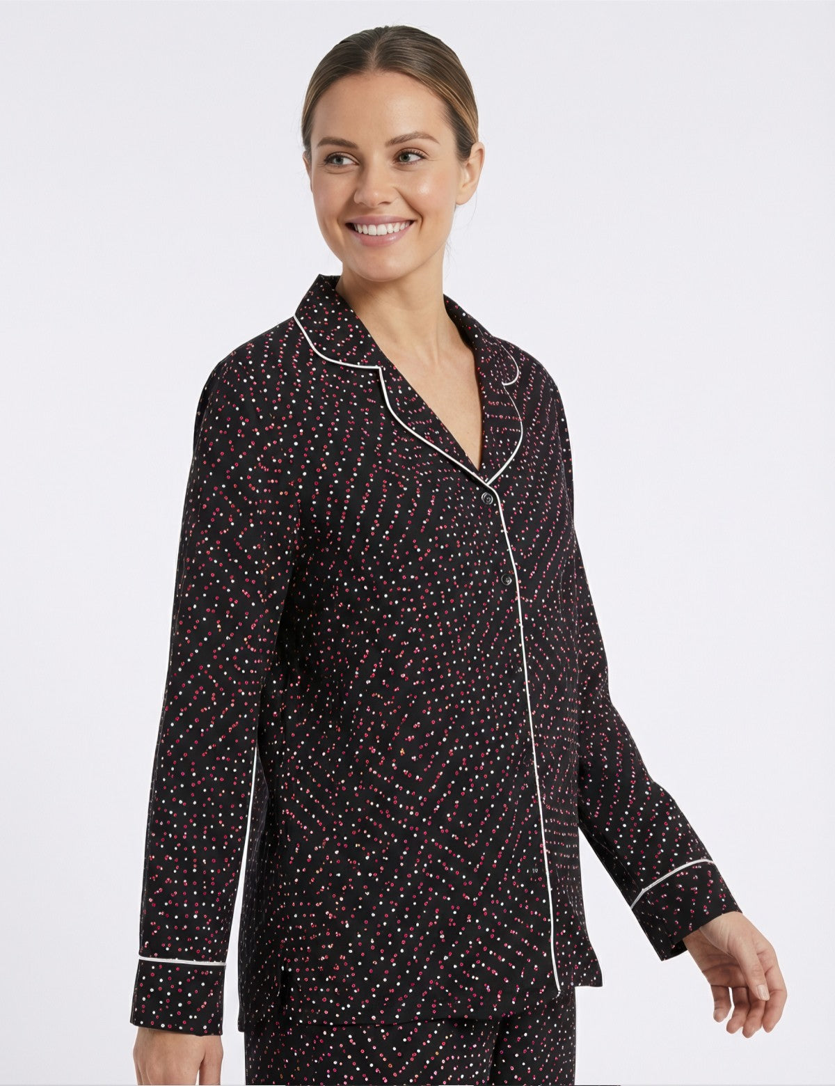 Sixteensixty Ria Puantiyeli Gömlek Yaka Üst