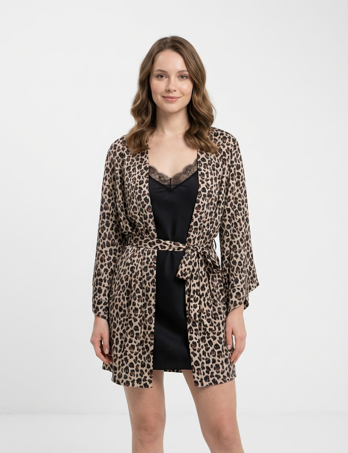 Vivis Exclusive Diana Leopar Desenli Sabahlık