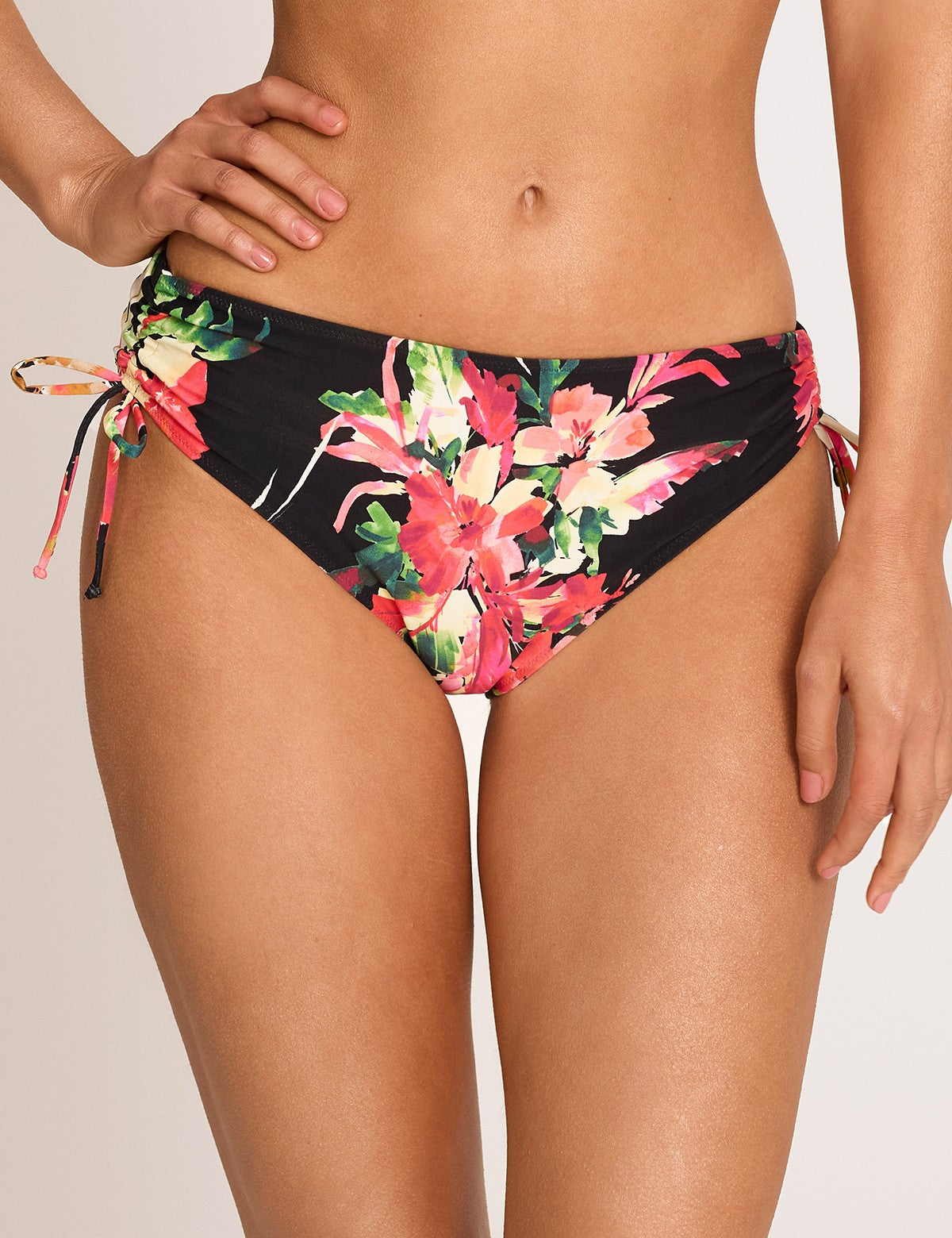Selmark Mare Tropico Yüksek Bel Tropikal Desenli Bikini Altı