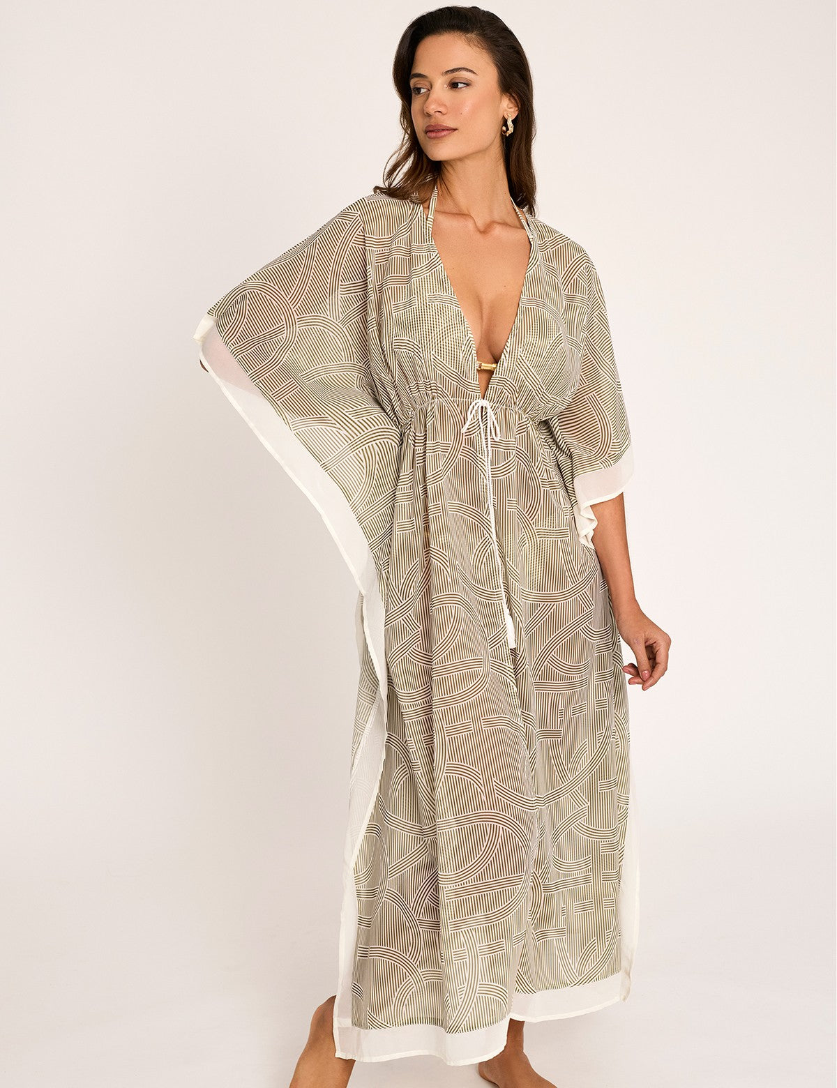 Selmark Mare Reverie Desenli Kaftan