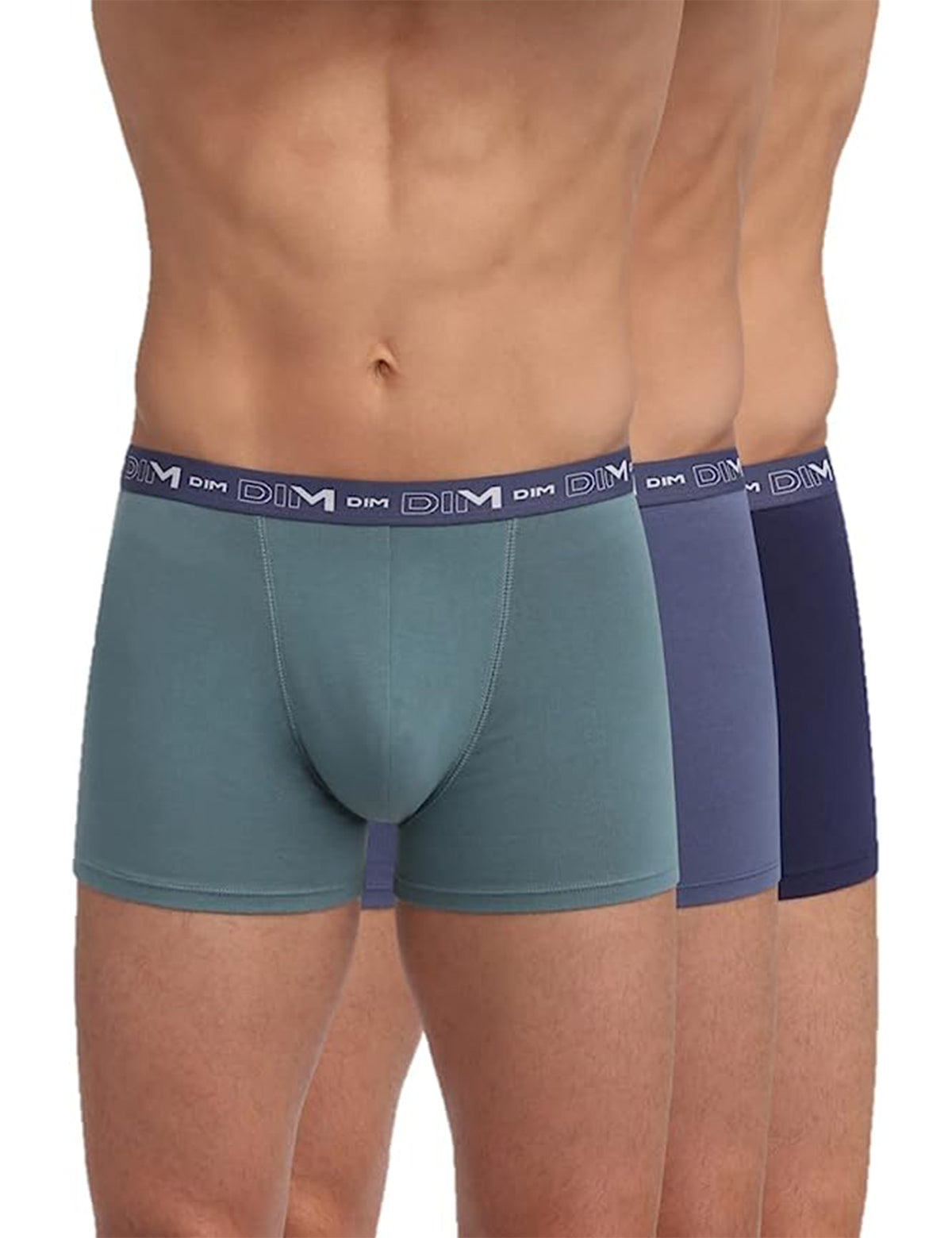 Dim Homme Cotton Stretch 3'lü Pamuklu Boxer