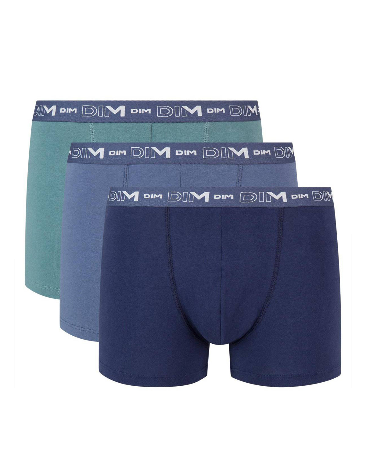 Dim Homme Cotton Stretch 3'lü Pamuklu Boxer
