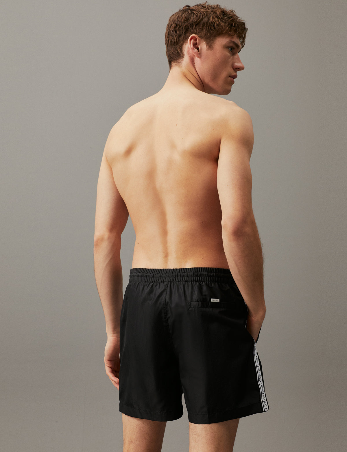 Calvin Klein Men Logo Tape Erkek Deniz Şortu