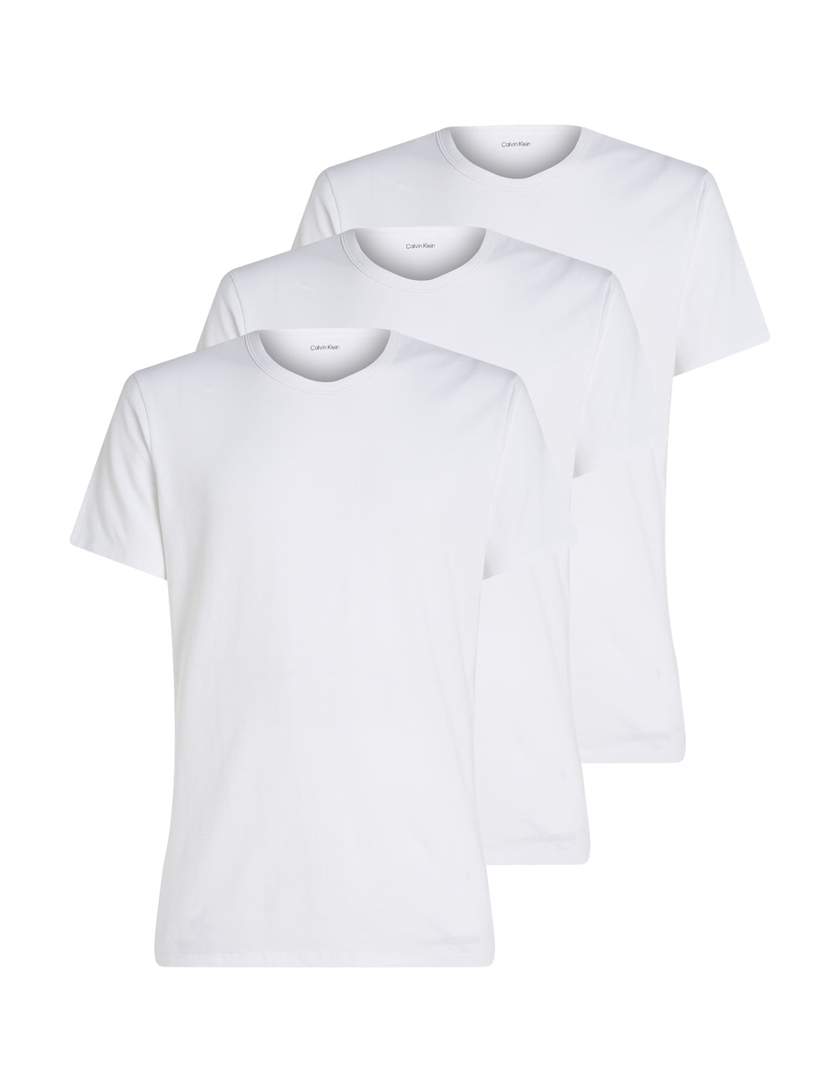 Calvin Klein Men 3'lü Pamuklu Bisiklet Yaka T-Shirt