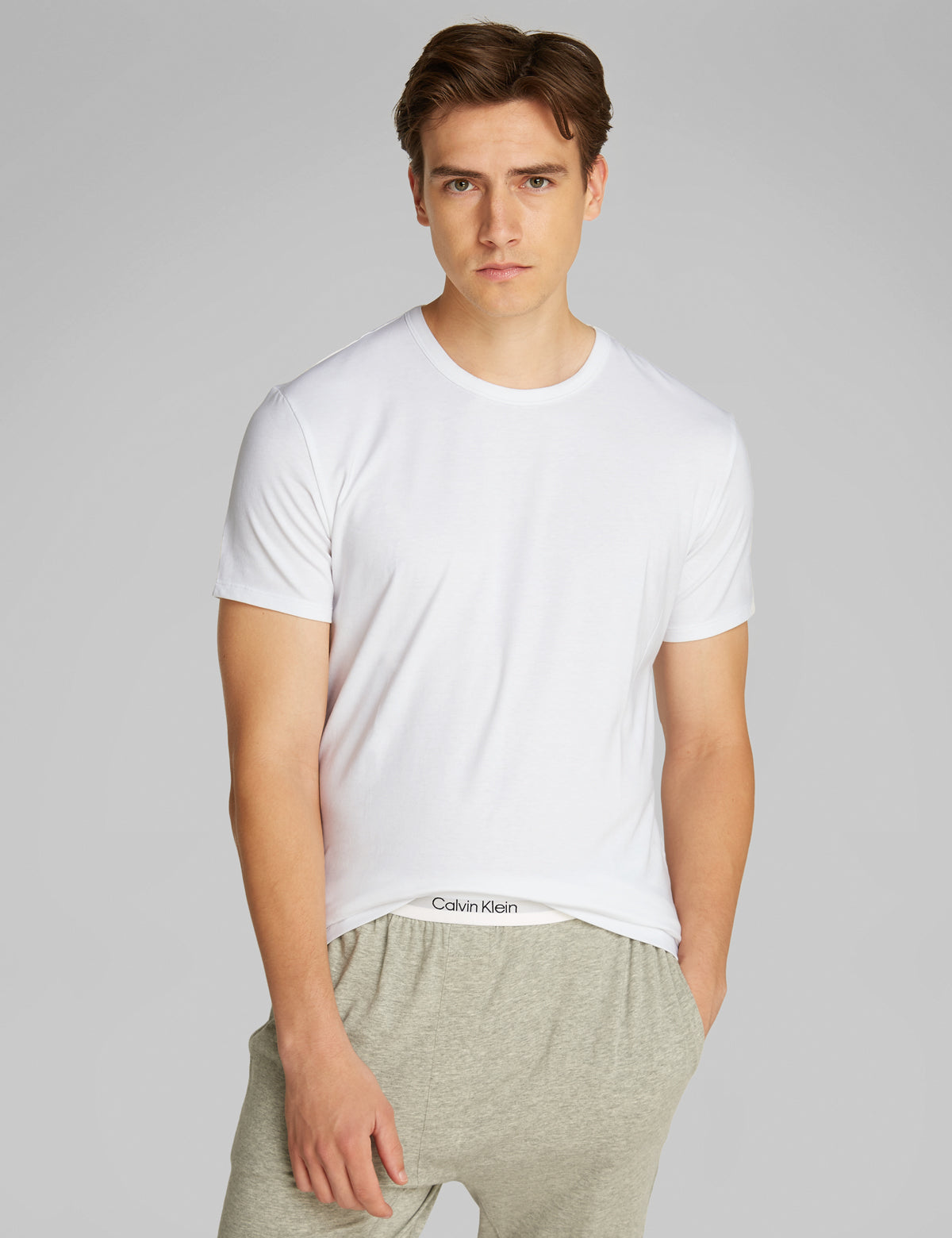 Calvin Klein Men 3'lü Pamuklu Bisiklet Yaka T-Shirt