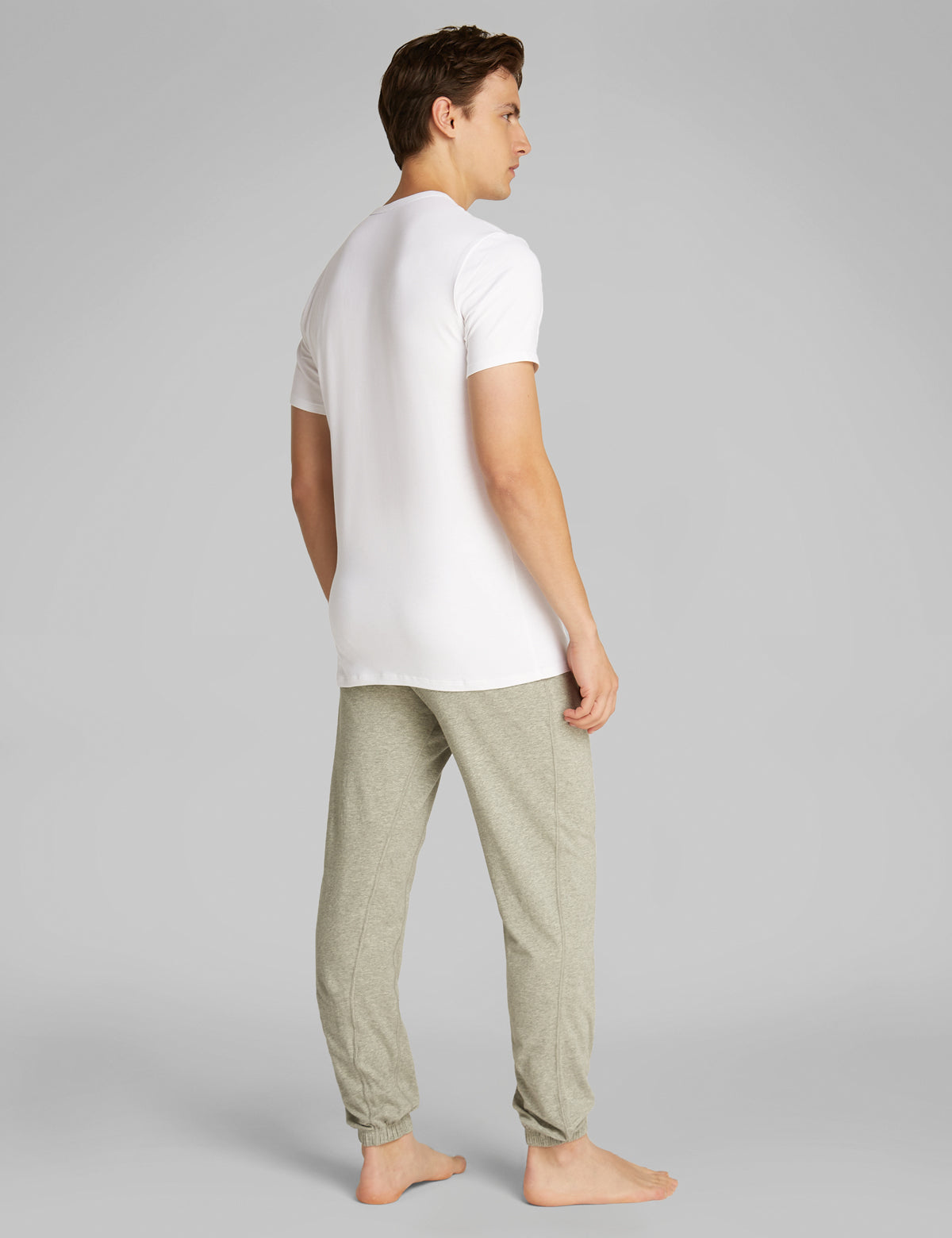 Calvin Klein Men 3'lü Pamuklu Bisiklet Yaka T-Shirt