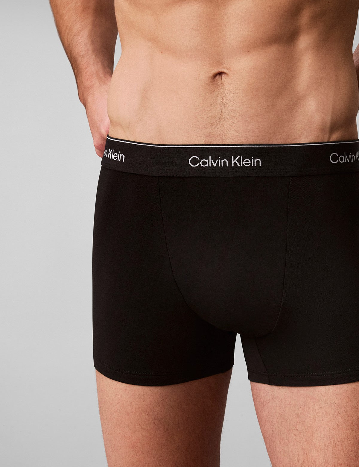 Calvin Klein Men Cotton Stretch 3'lü Relaxed Trunk Boxer