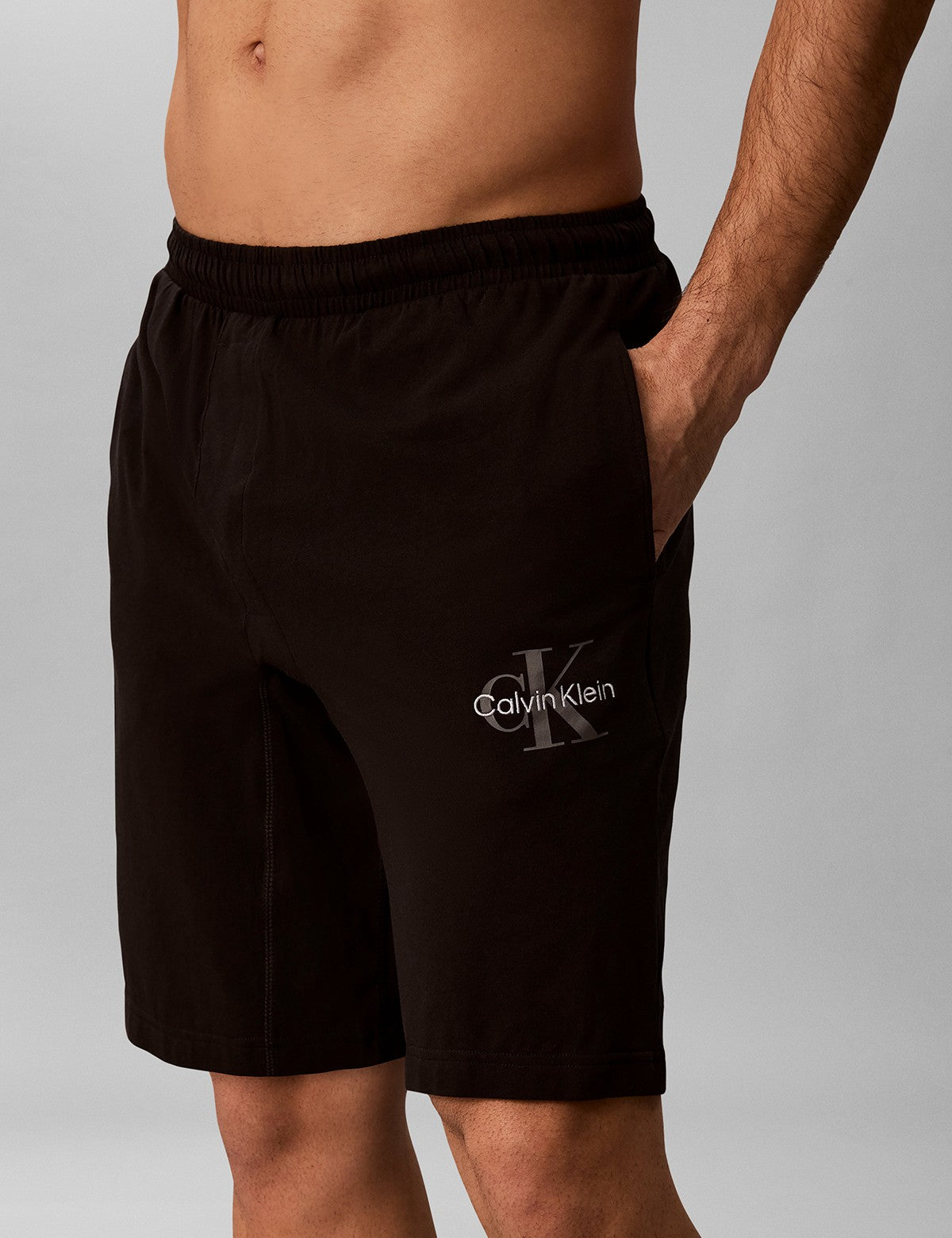 Calvin Klein Men Icon Cotton Stretch Monogram Şort