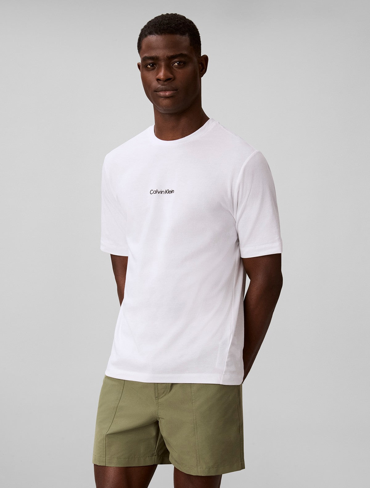 Calvin Klein Men Essentials Logo Baskılı Bisiklet Yaka Tişört