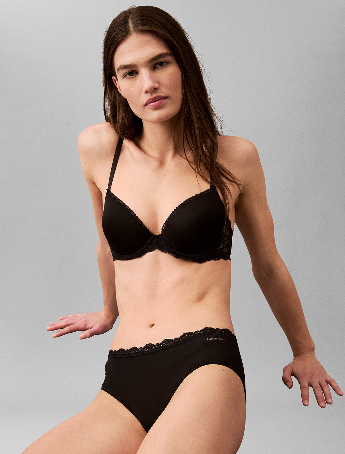 Calvin Klein Women Micro Stretch with Lace Hipster Külot