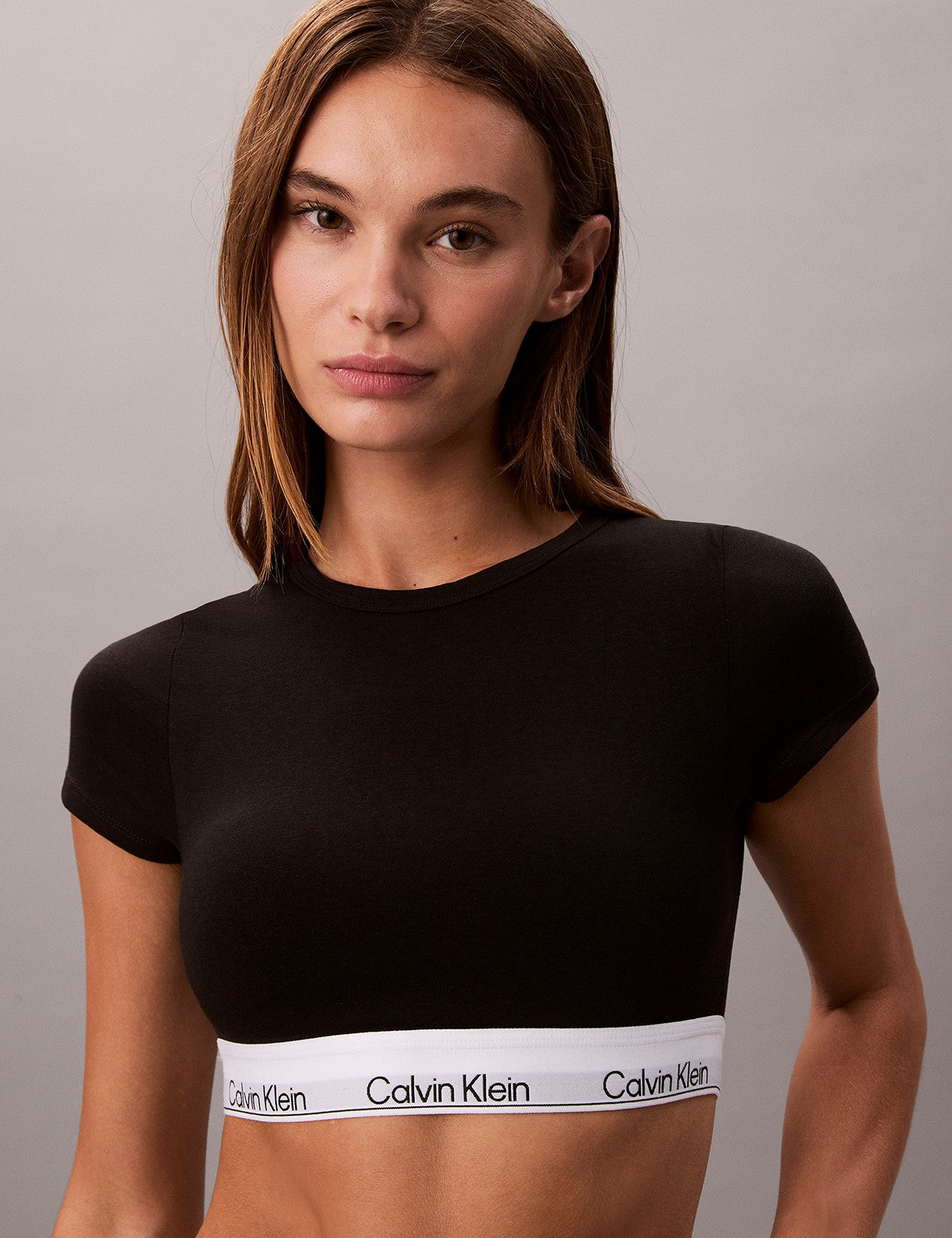 Calvin Klein Women Icon Cotton Modal T-Shirt Bralet
