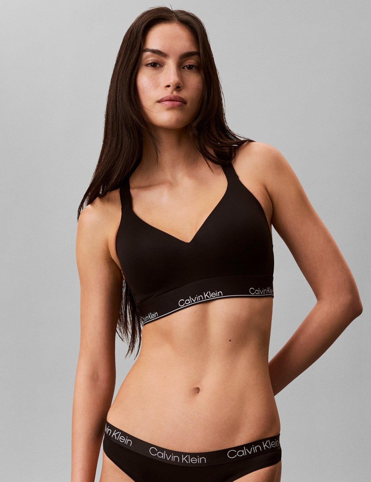 Calvin Klein Women Icon Cotton Modal Hafif Destekli Bralet