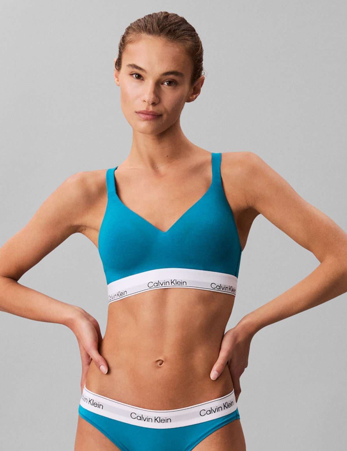 Calvin Klein Women Icon Cotton Modal Hafif Destekli Bralet