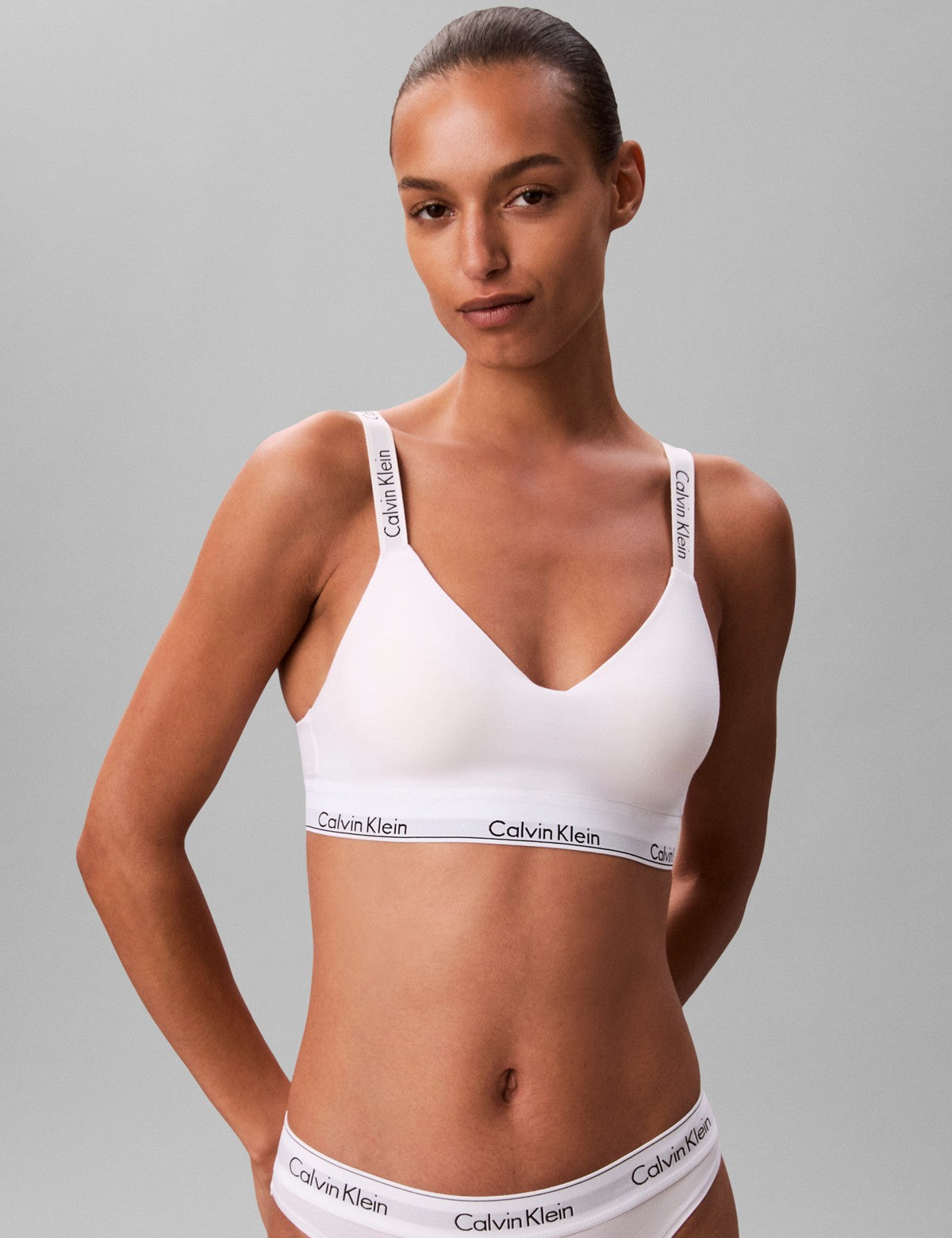 Calvin Klein Women Icon Cotton Modal Logolu Bralet