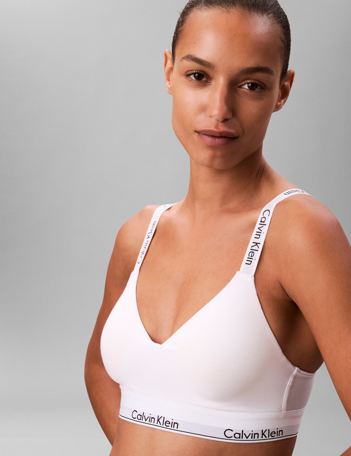 Calvin Klein Women Icon Cotton Modal Logolu Bralet