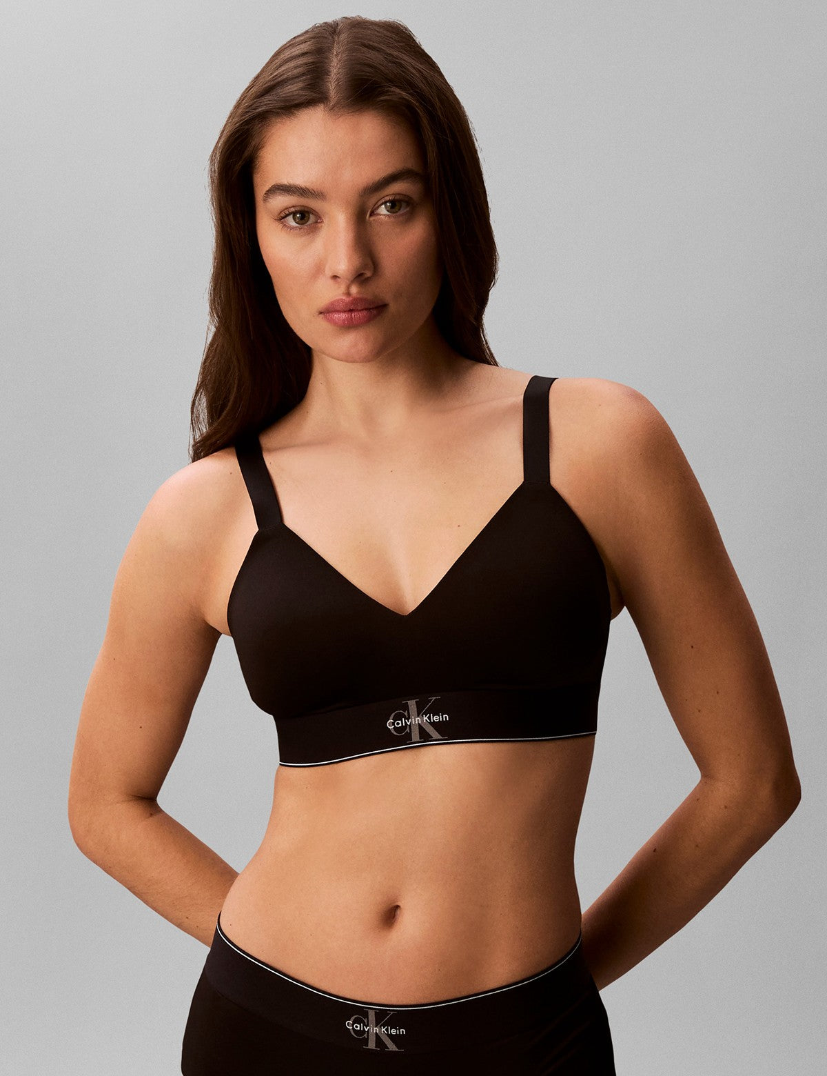 Calvin Klein Women CK Graphic Hafif Dolgulu Bralet