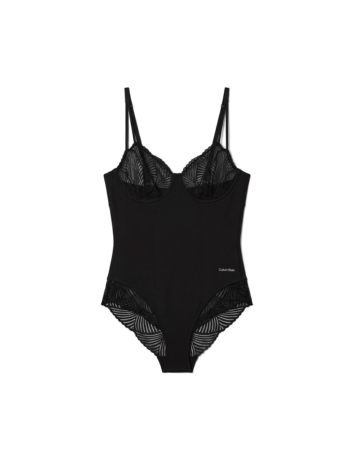 Calvin Klein Women Perfectly Fit Lace Dantelli Bodysuit