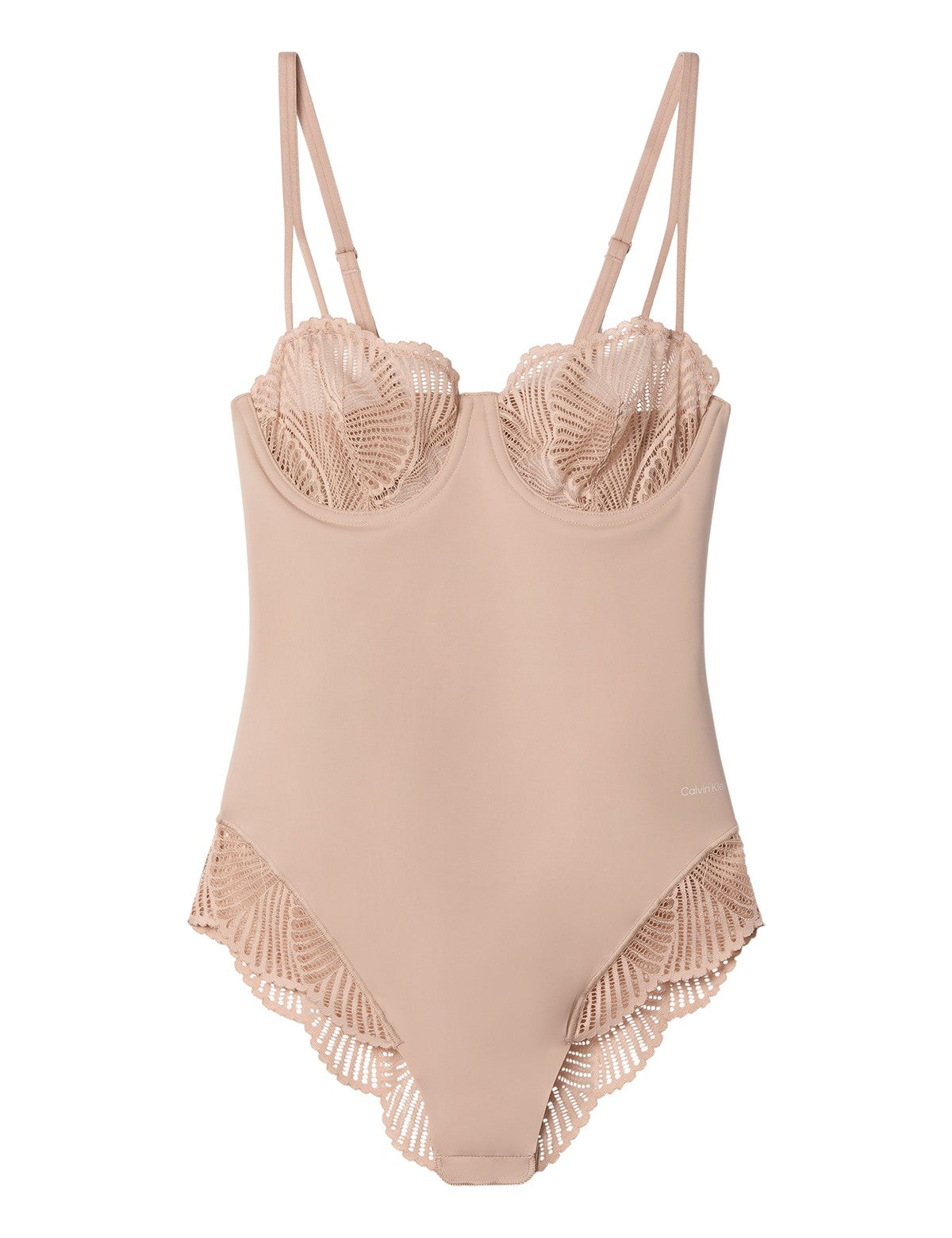 Calvin Klein Women Perfectly Fit Lace Dantelli Bodysuit