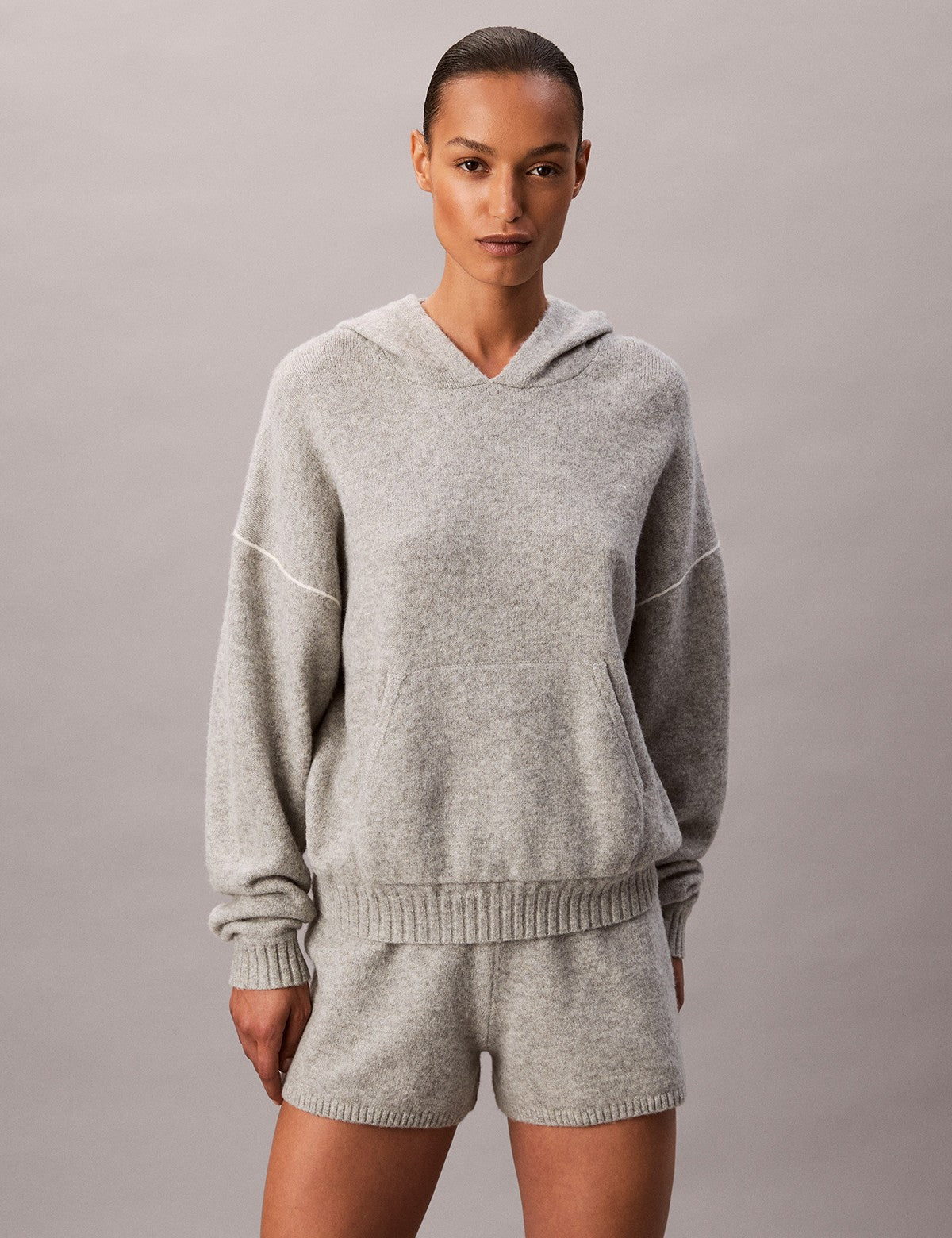 Calvin Klein Women Plush Terry Kapüşonlu Sweatshirt