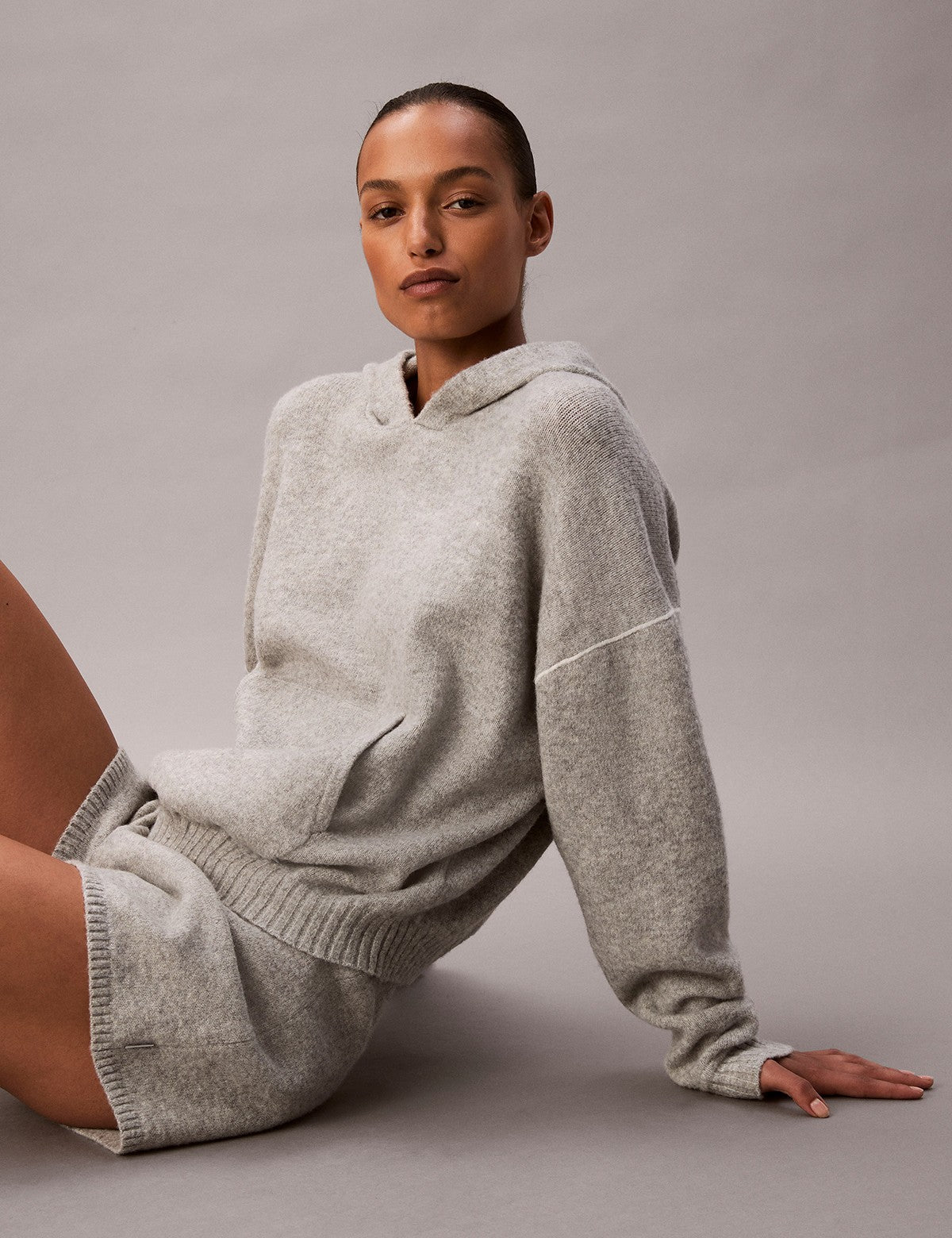 Calvin Klein Women Plush Terry Kapüşonlu Sweatshirt