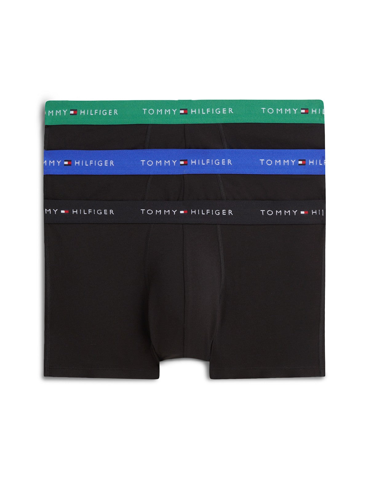 Tommy Hilfiger Signature Renkli Bel Bantlı 3’lü Boxer