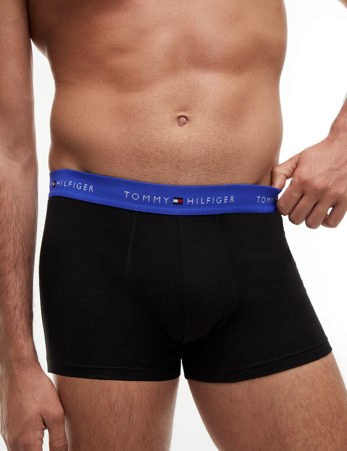 Tommy Hilfiger Signature Renkli Bel Bantlı 3’lü Boxer