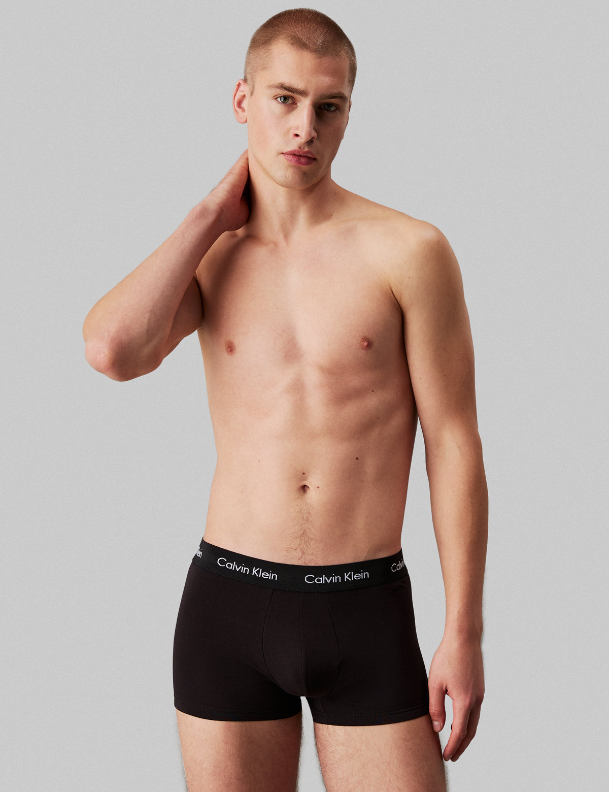 Calvin Klein Men Cotton Stretch 3'lü Düşük Bel Boxer