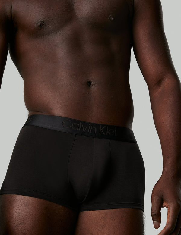 Calvin Klein Men Black 3'lü Düşük Bel Boxer