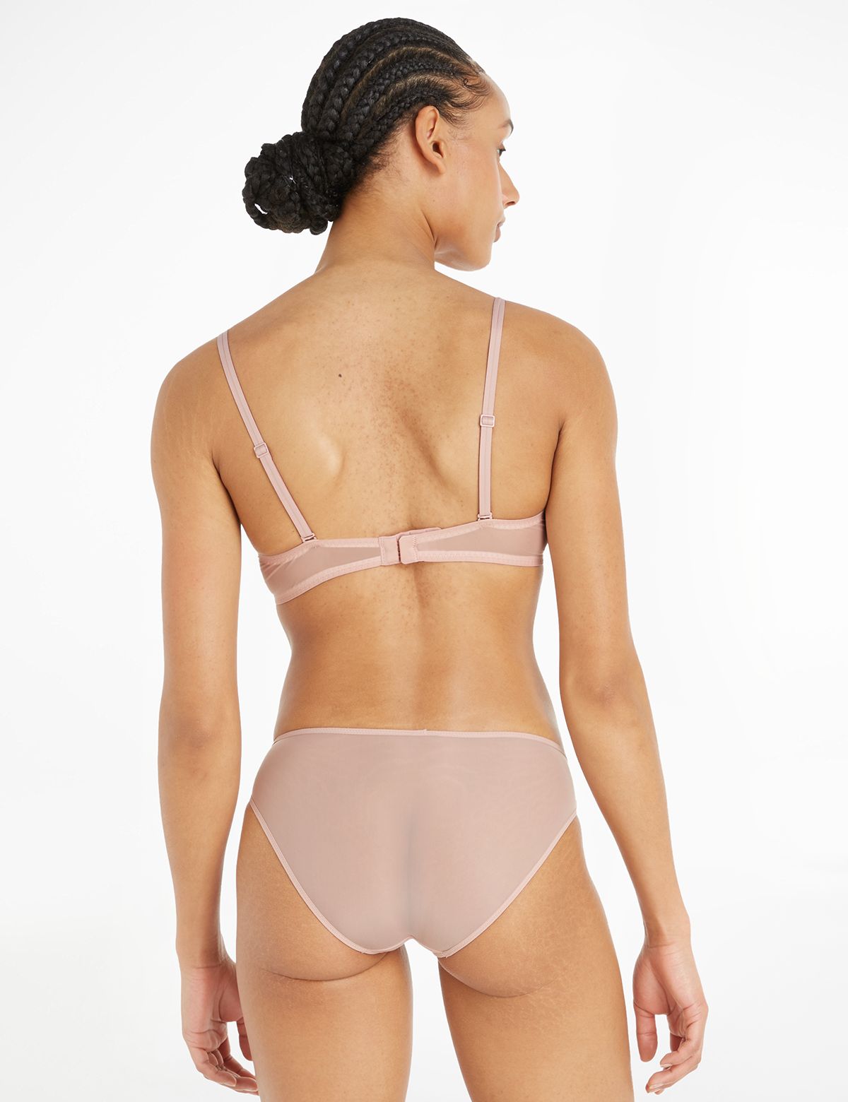 Calvin Klein Women Sheer Marquisette T-Shirt Sütyeni