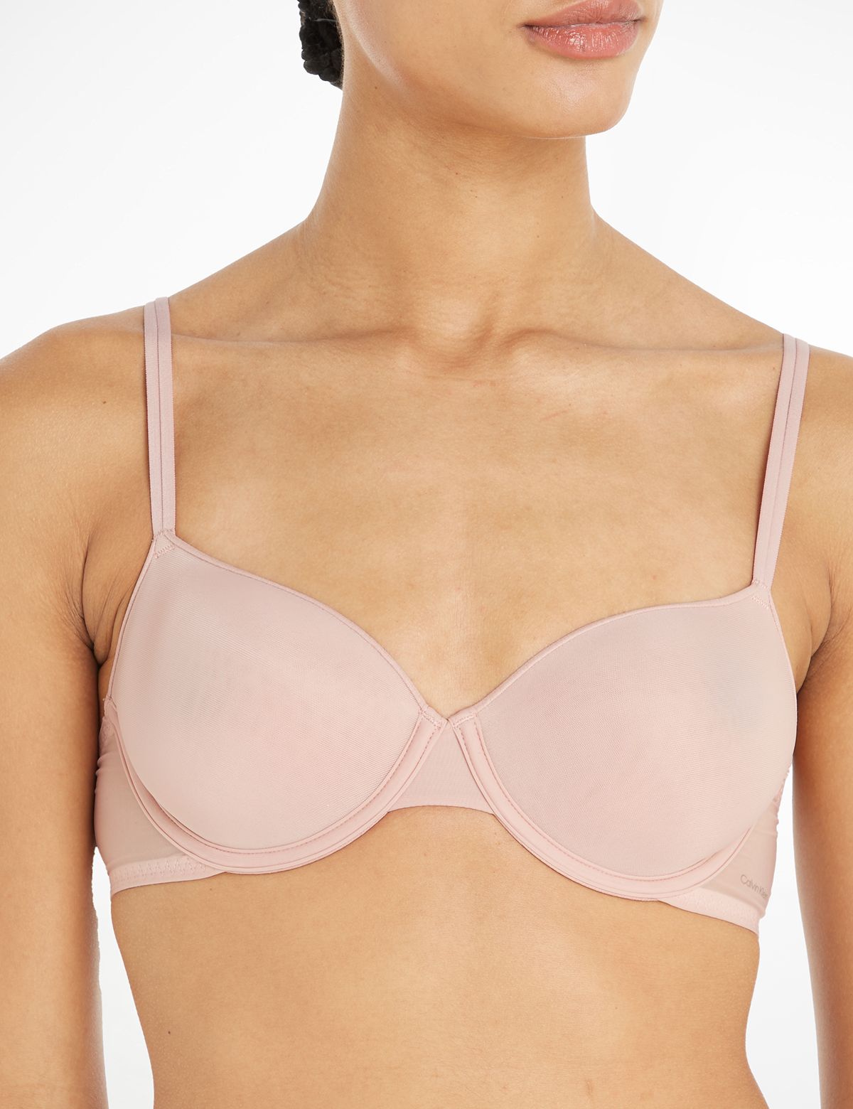 Calvin Klein Women Sheer Marquisette T-Shirt Sütyeni