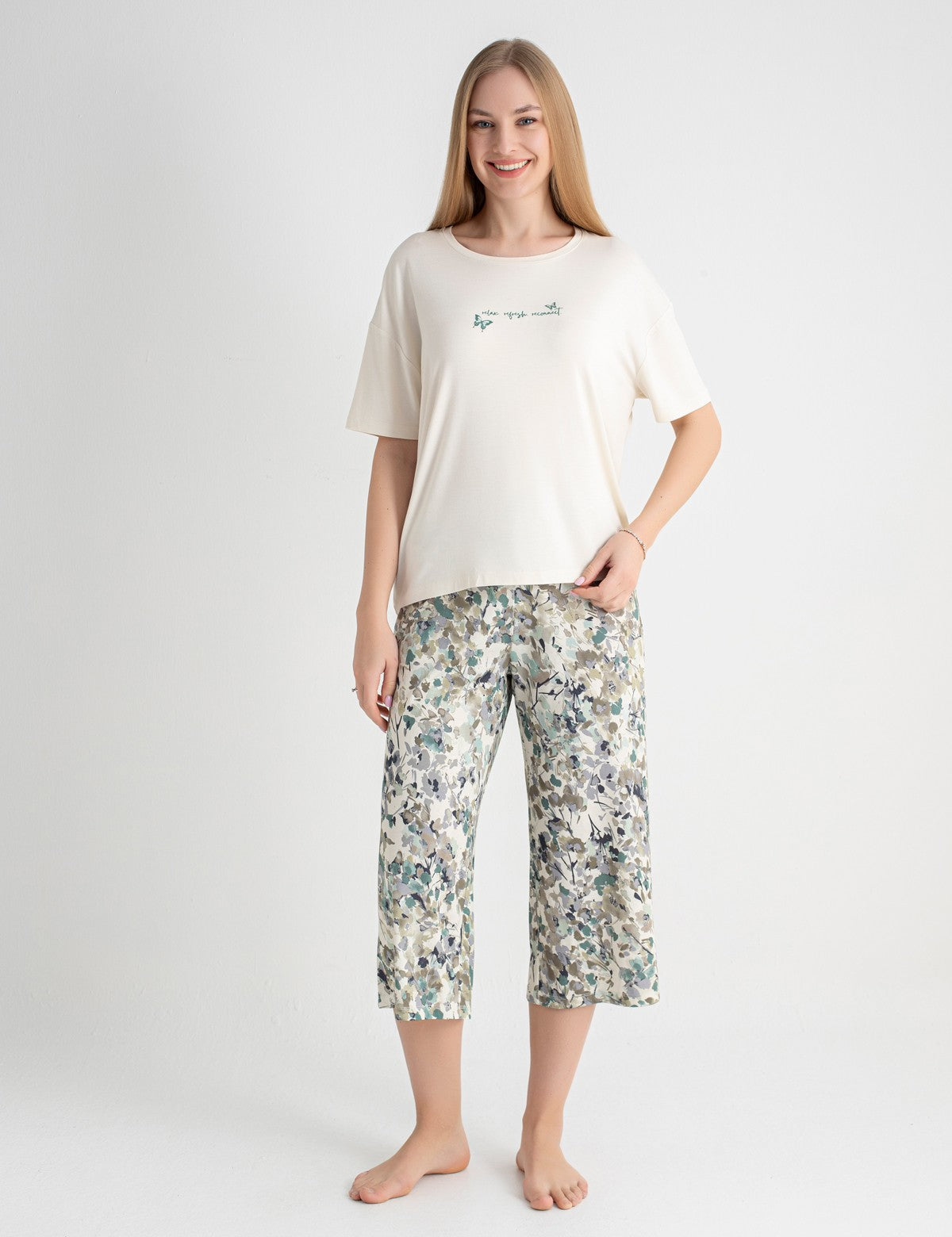 Wondergen Misty Kapri Pijama Altı