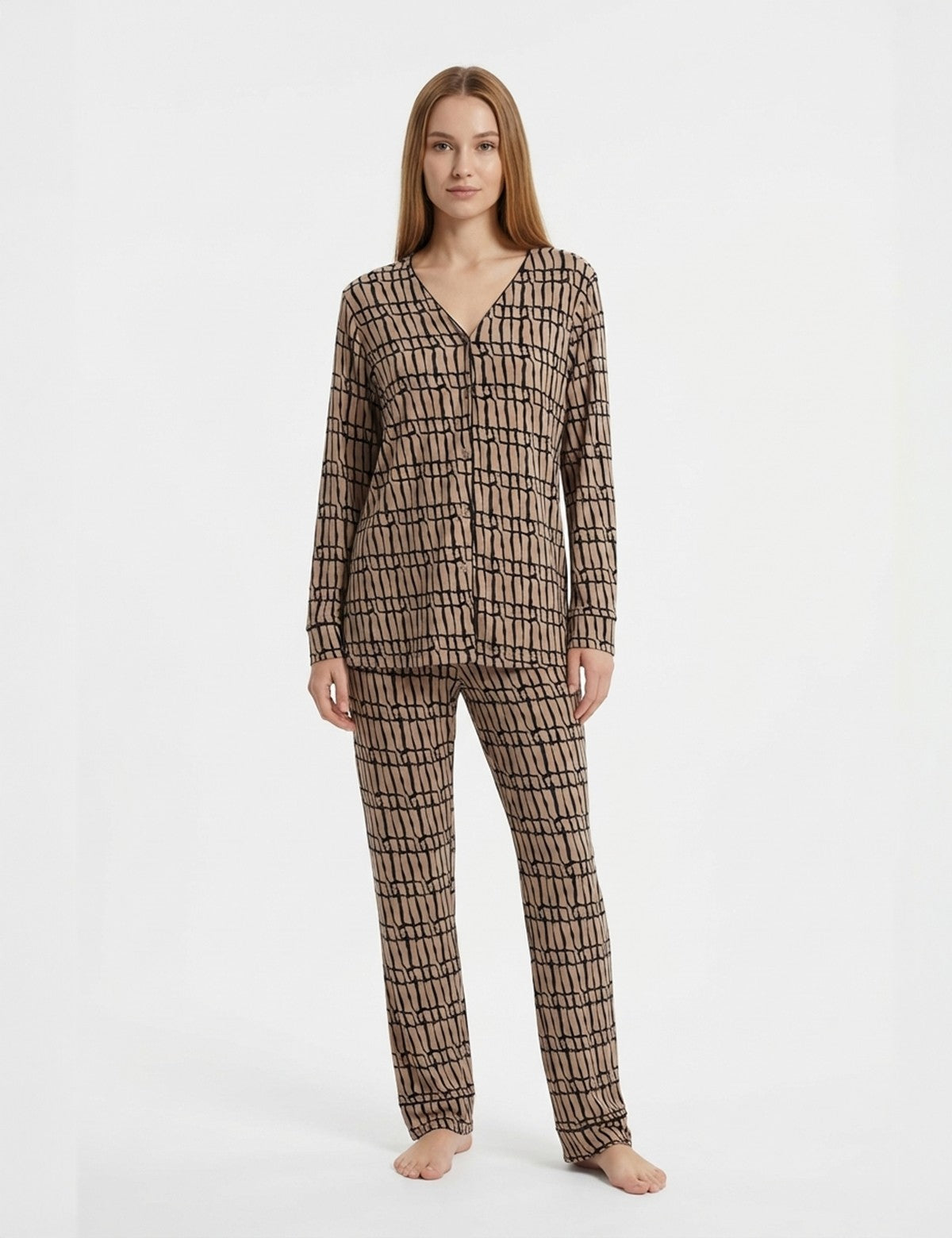 Wondergen Ruby Desenli Gömlek Üst