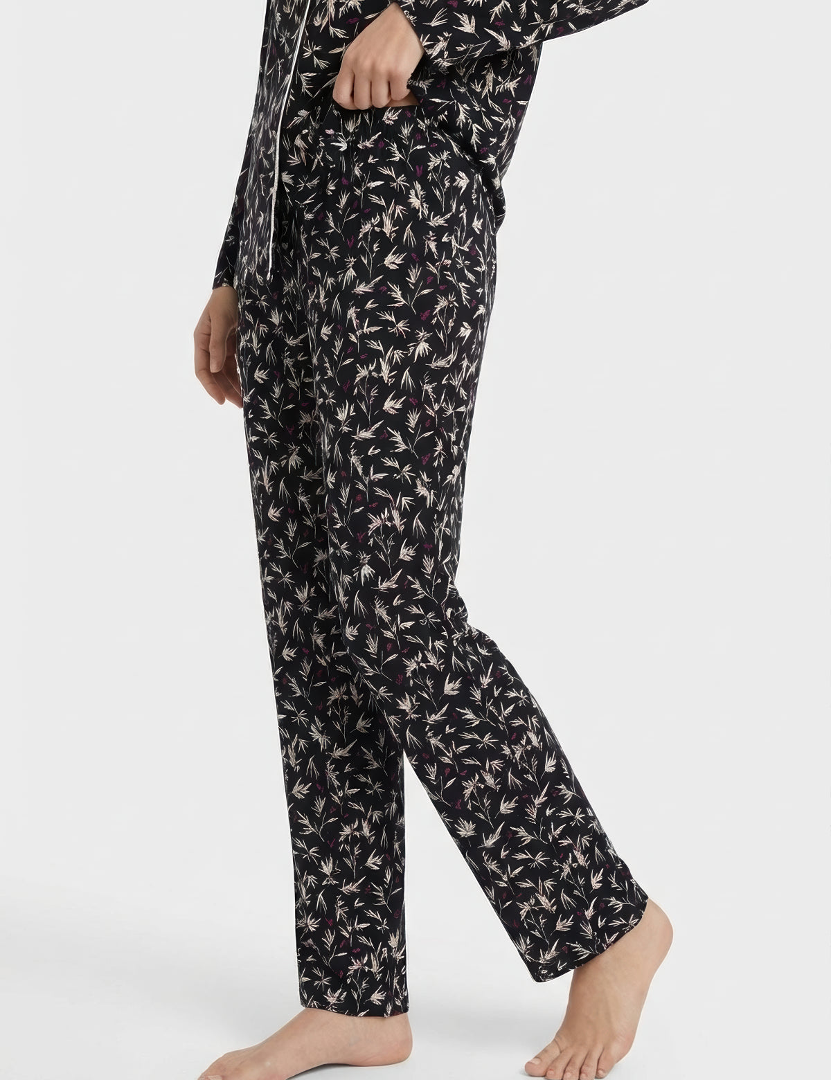 Sixteensixty Aria Yaprak Desenli Pantolon