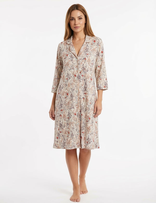 Sixteensixty Dina Floral Desenli Gecelik