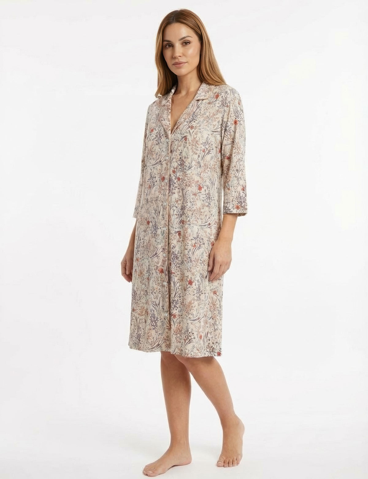 Sixteensixty Dina Floral Desenli Gecelik
