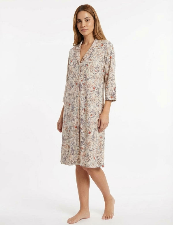 Sixteensixty Dina Floral Desenli Gecelik