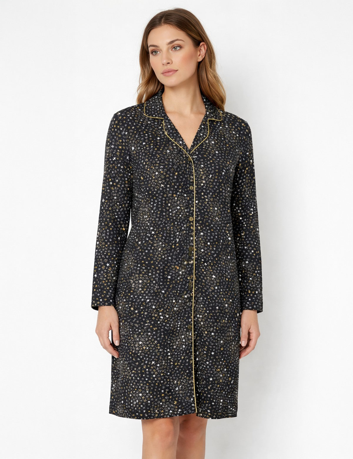 Sixteensixty Bella Yıldız Desenli Gecelik