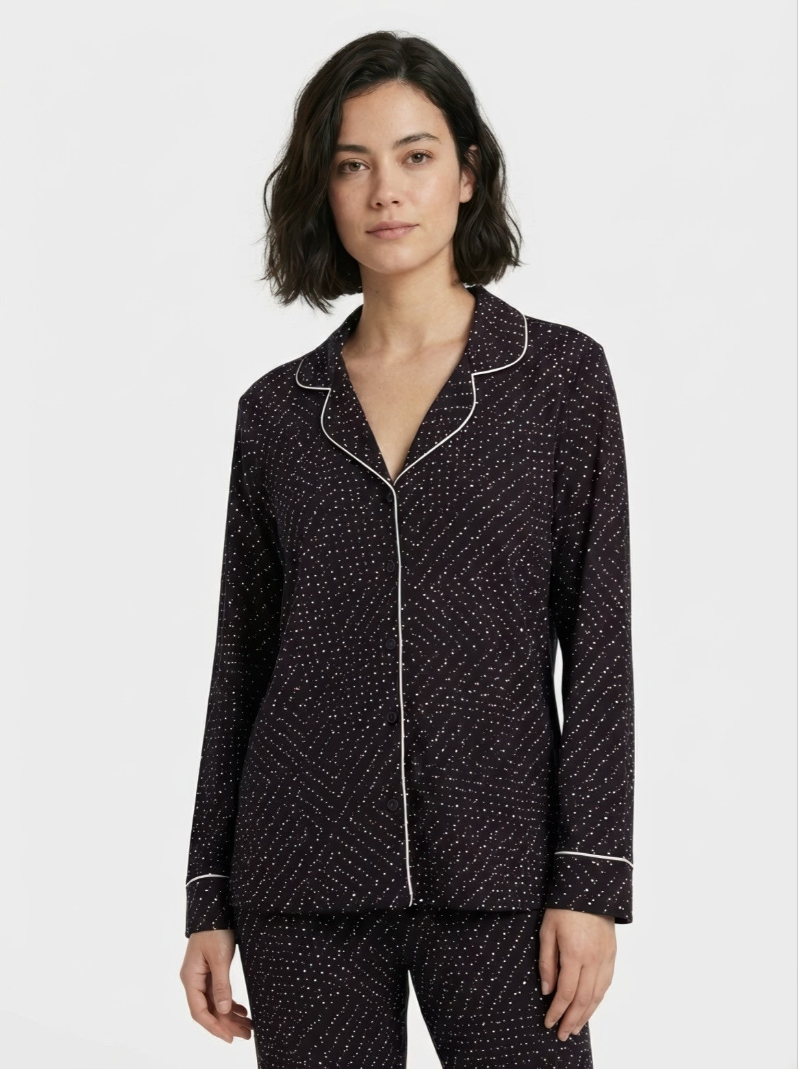 Sixteensixty Ria Puantiyeli Gömlek Yaka Üst