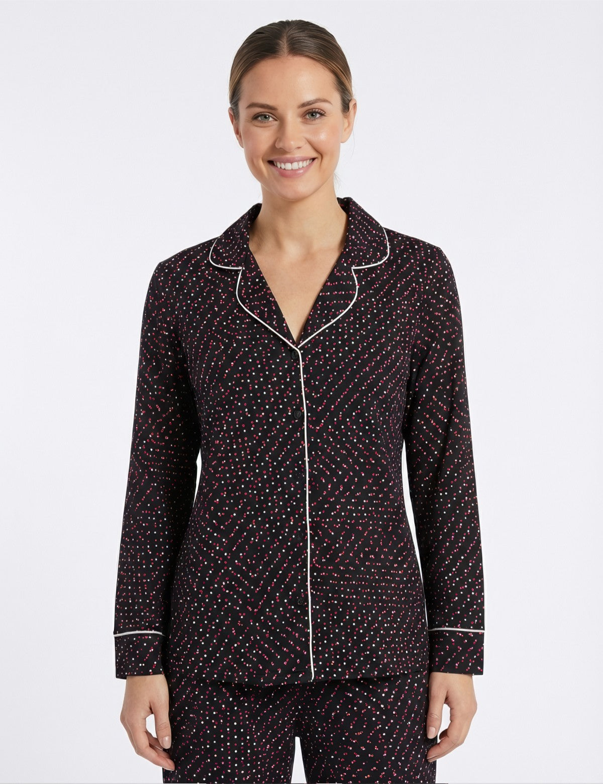 Sixteensixty Ria Puantiyeli Gömlek Yaka Üst